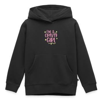 I'm A Crafty Girl 2 - Kinder Premium Organic Hoodie - Schwarz - Vorne - AI Model Kid Male (0cm)