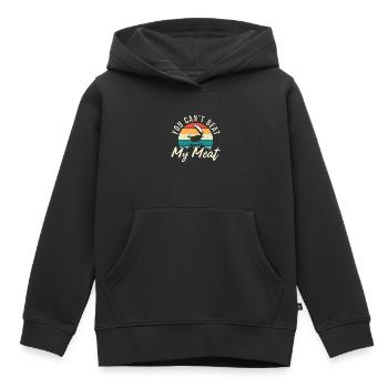 Pulled Pork BBQ You Can't Beat My Grilled Meat - Kids Premium Organic Hoodie - black - Front - AI Model Kid Male (0cm)
