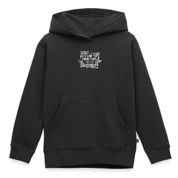 Autisme - Sweat Premium à capuche enfant bio - noir - Devant - AI Model Kid Male (0cm)