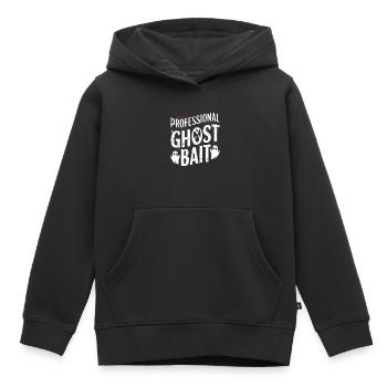 Appât fantôme Halloween Parapsychologie Paranormal - Sweat Premium à capuche enfant bio - noir - Devant - AI Model Kid Male (0cm)