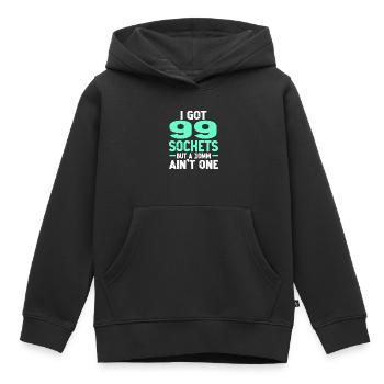 Mechanic I Got 99 Sockets But A 10mm Ain't One - Kids Premium Organic Hoodie - black - Front - AI Model Kid Male (0cm)