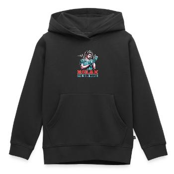 Nurse Practitioner Relax I've Seen Worse Medical - Kids Premium Organic Hoodie - black - Front - AI Model Kid Male (0cm)