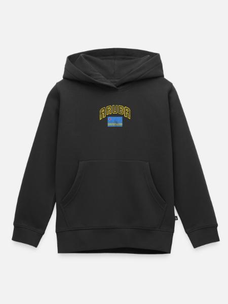 Aruba - Kinder Premium Organic Hoodie - Schwarz