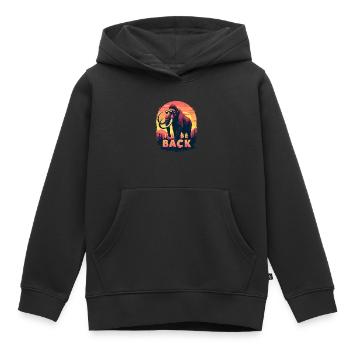 Funny Mammut Steinzeit für einen Mammutliebhaber - Kinder Premium Organic Hoodie - Schwarz - Vorne - AI Model Kid Male (0cm)