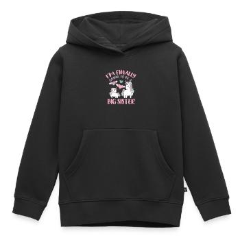 I`m Finally Going To Be A Big Sister Unicorn Gift - Kinder Premium Organic Hoodie - Schwarz - Vorne - AI Model Kid Male (0cm)