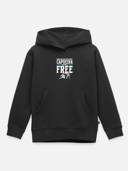 Capoeira Brazil Martial Arts Capoeira - Kinder Premium Organic Hoodie - Schwarz