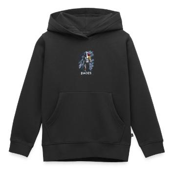 Hadès, mythologie grecque, dieu - Sweat Premium à capuche enfant bio - noir - Devant - AI Model Kid Male (0cm)