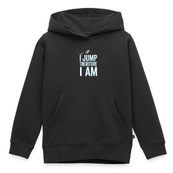 Plongée de falaise Sports d’aventure Thrill Seeker - Sweat Premium à capuche enfant bio - noir - Devant - AI Model Kid Male (0cm)