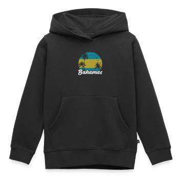 Bahamas Île des Caraïbes Cadeau d’été de l’Atlantique - Sweat Premium à capuche enfant bio - noir - Devant - AI Model Kid Male (0cm)