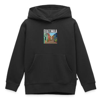Guatemala - Kids Premium Organic Hoodie - black - Front - AI Model Kid Male (0cm)