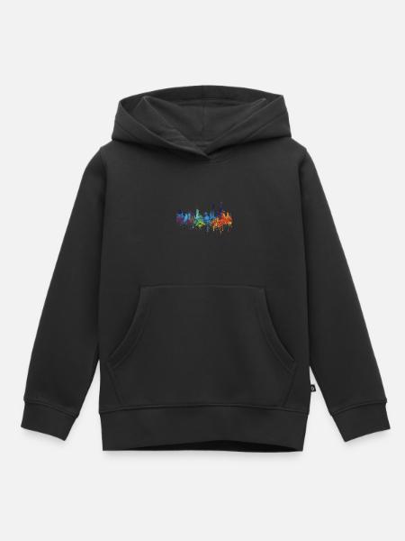 West Betuwe - Kinder Premium Organic Hoodie - Schwarz