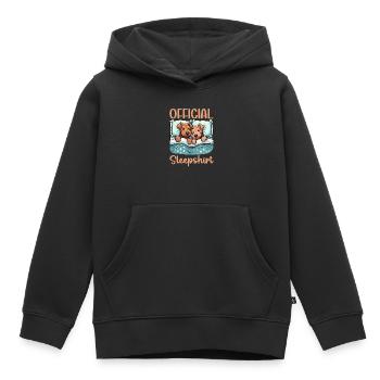 Offizieller Schlafhaus Airedale Terrier - Kinder Premium Organic Hoodie - Schwarz - Vorne - AI Model Kid Male (0cm)