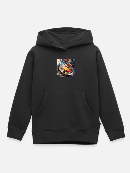 Banjo - Kinder Premium Organic Hoodie - Schwarz