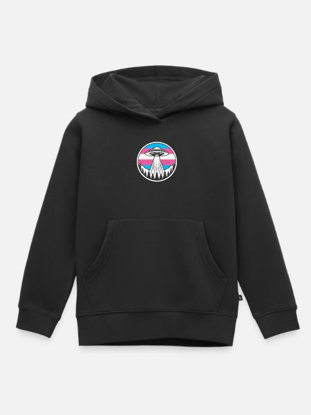 Alien - Kinder Premium Organic Hoodie - Schwarz