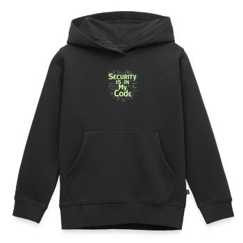 Ethisches Hacking Cybersicherheit Digitale - Kinder Premium Organic Hoodie - Schwarz - Vorne - AI Model Kid Male (0cm)