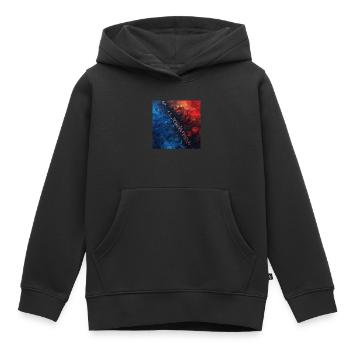 Flöte - Kinder Premium Organic Hoodie - Schwarz - Vorne - AI Model Kid Male (0cm)