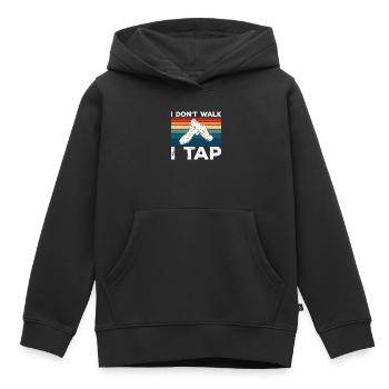Tap Dance Tap Dancing Tap Dancer - Kids Premium Organic Hoodie - black - Front - AI Model Kid Male (0cm)