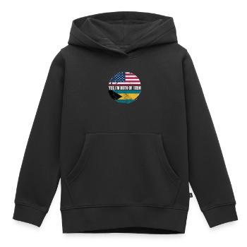 Bahamas - Sweat Premium à capuche enfant bio - noir - Devant - AI Model Kid Male (0cm)