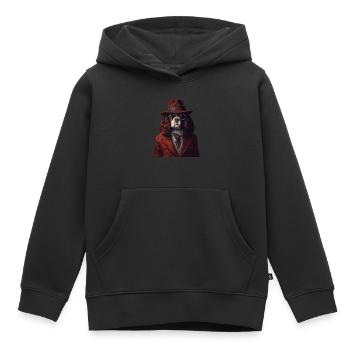 Cavalier King Charles - Kinder Premium Organic Hoodie - Schwarz - Vorne - AI Model Kid Male (0cm)