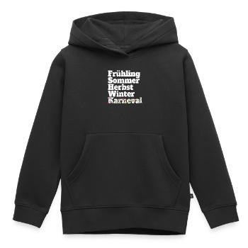 Carnival Fifth Season Kölsch Fastelovend Cologne - Kids Premium Organic Hoodie - black - Front - AI Model Kid Male (0cm)