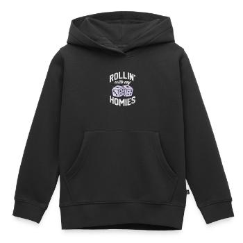 Brettspiel - Kinder Premium Organic Hoodie - Schwarz - Vorne - AI Model Kid Male (0cm)