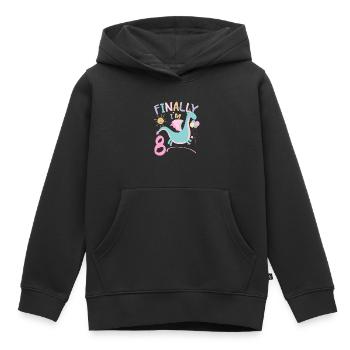 8th birthday Girl Dracon 8 Years Old Gifts - Kinder Premium Organic Hoodie - Schwarz - Vorne - AI Model Kid Male (0cm)