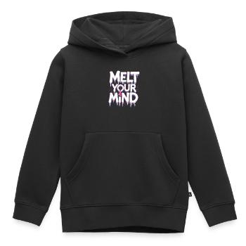 Lava Lamp Retro Aesthetic Psychedelic - Kids Premium Organic Hoodie - black - Front - AI Model Kid Male (0cm)