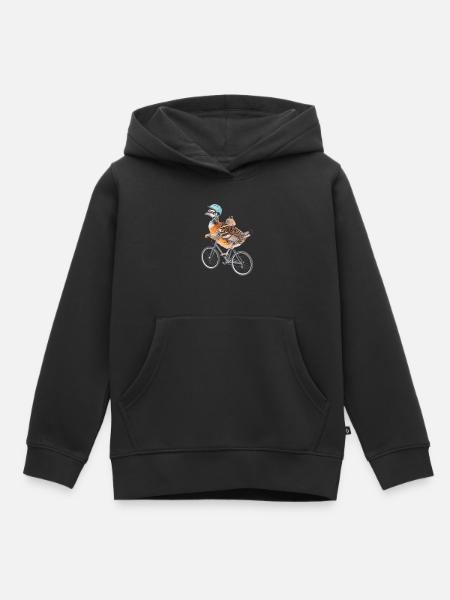 Auerhahn - Kinder Premium Organic Hoodie - Schwarz