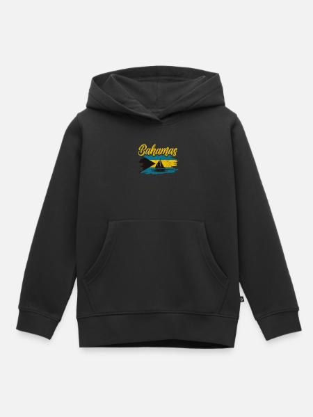 Bahamas - Kinder Premium Organic Hoodie - Schwarz