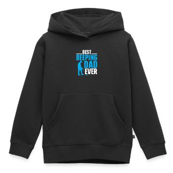 Metal Detectorist Metal Detecting - Kinder Premium Organic Hoodie - Schwarz - Vorne - AI Model Kid Male (0cm)