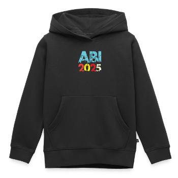 ABI 2025 Abitur Abschluss Lustiges Abiturienten - Kinder Premium Organic Hoodie - Schwarz - Vorne - AI Model Kid Male (0cm)