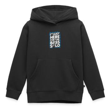 Bass Gitarrist Musiker Gear Funk Rock Jazz - Kinder Premium Organic Hoodie - Schwarz - Vorne - AI Model Kid Male (0cm)