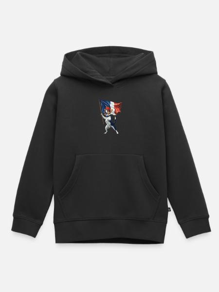 Jack Russell Terrier - Kinder Premium Organic Hoodie - Schwarz