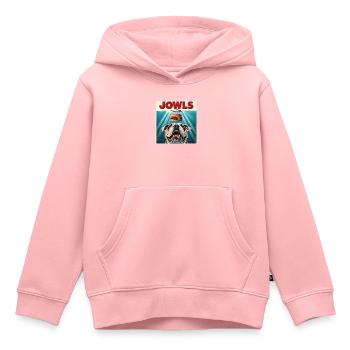 Liebenswerte Wangen Dieser Lustige Und - Kinder Premium Organic Hoodie - Rosa - Vorne - AI Model Kid Female (0cm)