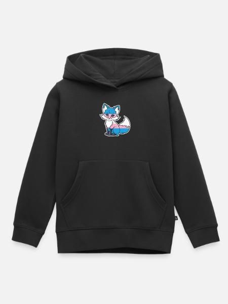 Transgender Trans LGBT Pride - Kinder Premium Organic Hoodie - Schwarz