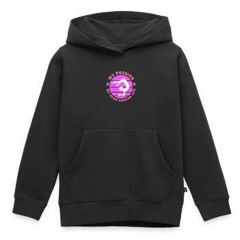 Acro Danseuse Ma Passion Mon Acro Danse Gymnastique - Sweat Premium à capuche enfant bio - noir - Devant - AI Model Kid Male (0cm)