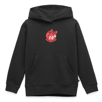 Basketball 10th Birthday Basketball Player - Kids Premium Organic Hoodie - black - Front - AI Model Kid Male (0cm)