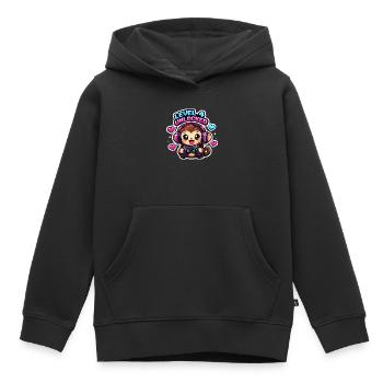 Level 4 Unlocked - Kinder Premium Organic Hoodie - Schwarz - Vorne - AI Model Kid Male (0cm)