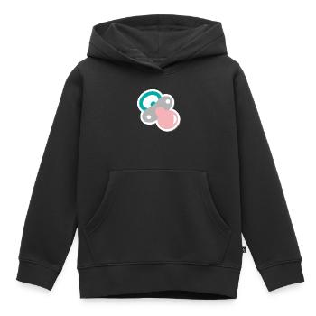 schnuller - Kinder Premium Organic Hoodie - Schwarz - Vorne - AI Model Kid Male (0cm)
