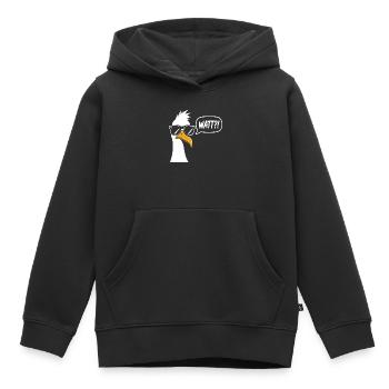 Sonnenbrillen Möwe mit Watt?! - Kinder Premium Organic Hoodie - Schwarz - Vorne - AI Model Kid Male (0cm)