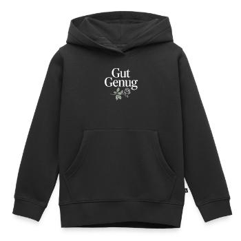 Gut Genug Selbstliebe Ich Bin Gut Genug Selbstwert - Kinder Premium Organic Hoodie - Schwarz - Vorne - AI Model Kid Male (0cm)