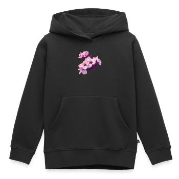 Pink Blossom - Kinder Premium Organic Hoodie - Schwarz - Vorne - AI Model Kid Male (0cm)