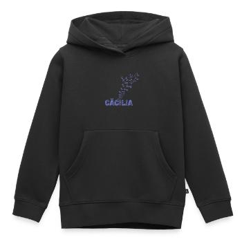 Geschenk für Cäcilia - Kinder Premium Organic Hoodie - Schwarz - Vorne - AI Model Kid Male (0cm)