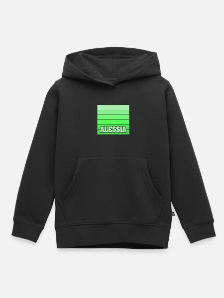 Tochter Alessia - Kinder Premium Organic Hoodie - Schwarz