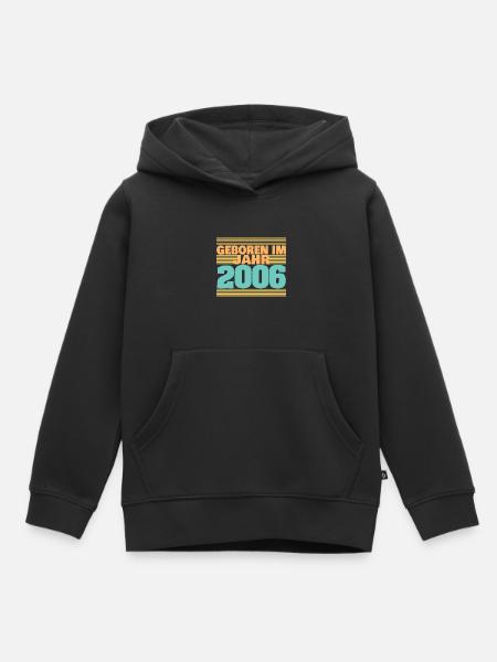 2006 2006 - Kinder Premium Organic Hoodie - Schwarz