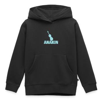 Alto Anakin - Sweat Premium à capuche enfant bio - noir - Devant - AI Model Kid Male (0cm)