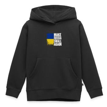 Rendre la Russie à nouveau petite - Sweat Premium à capuche enfant bio - noir - Devant - AI Model Kid Male (0cm)