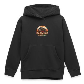Viehzüchter Bauernhof Landwirtschaft Geschenk - Kinder Premium Organic Hoodie - Schwarz - Vorne - AI Model Kid Male (0cm)