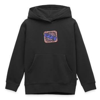 Kollege Eddie - Kinder Premium Organic Hoodie - Schwarz - Vorne - AI Model Kid Male (0cm)