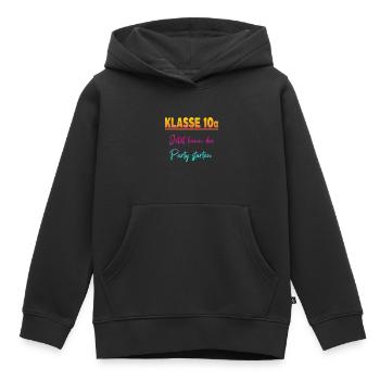 Klasse 10a Klassenfahrt - Kinder Premium Organic Hoodie - Schwarz - Vorne - AI Model Kid Male (0cm)